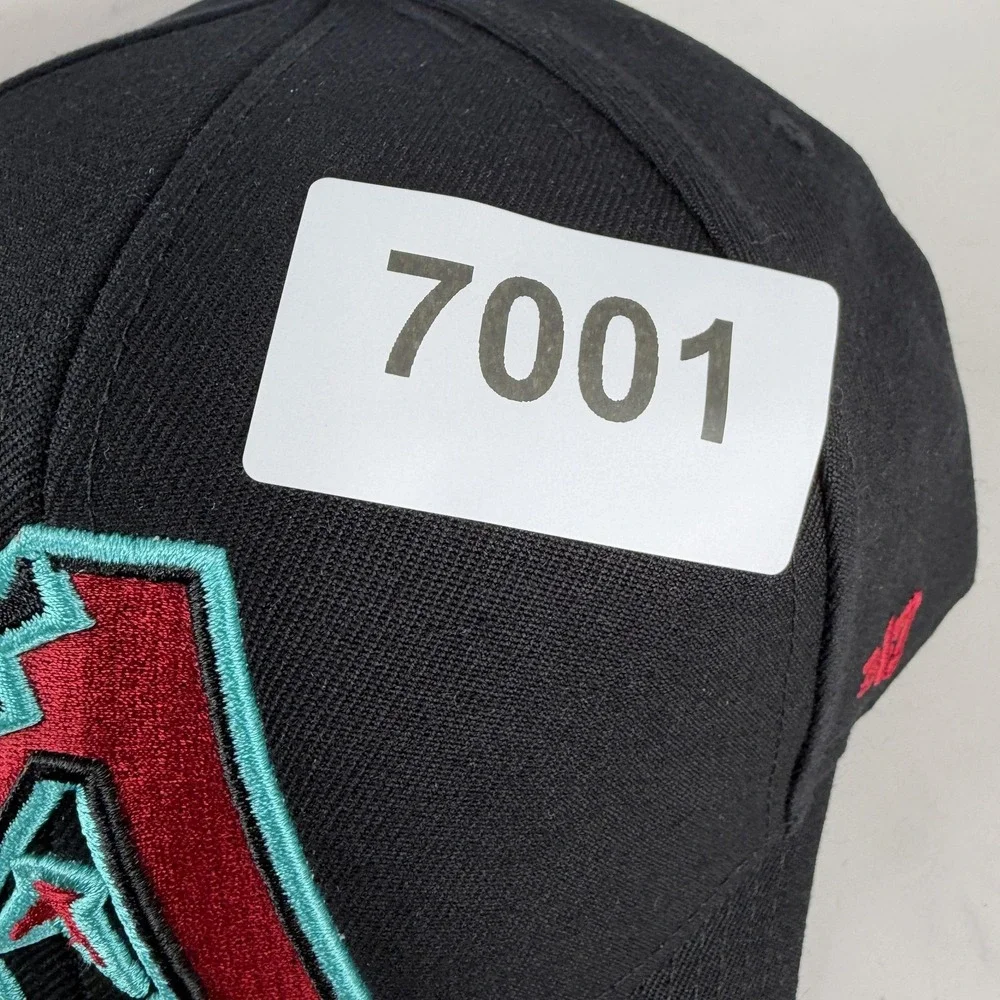 Arizona Diamondbacks Hat Cap Strap Back Mens OSFA Black 47 MVP Baseball Dbacks